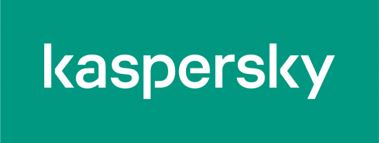 Kaspersky logo white on green
